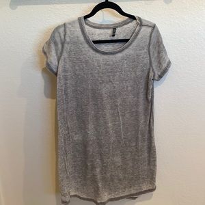 Cotton dress T shirt in Gray